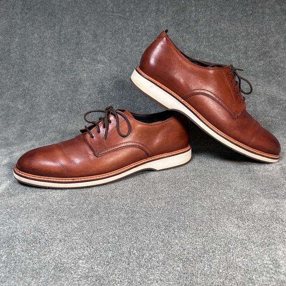 Cole Haan Derby Oxford Leather Brown Grand OS Hybrid Shoes Men\'s 10M main image 7